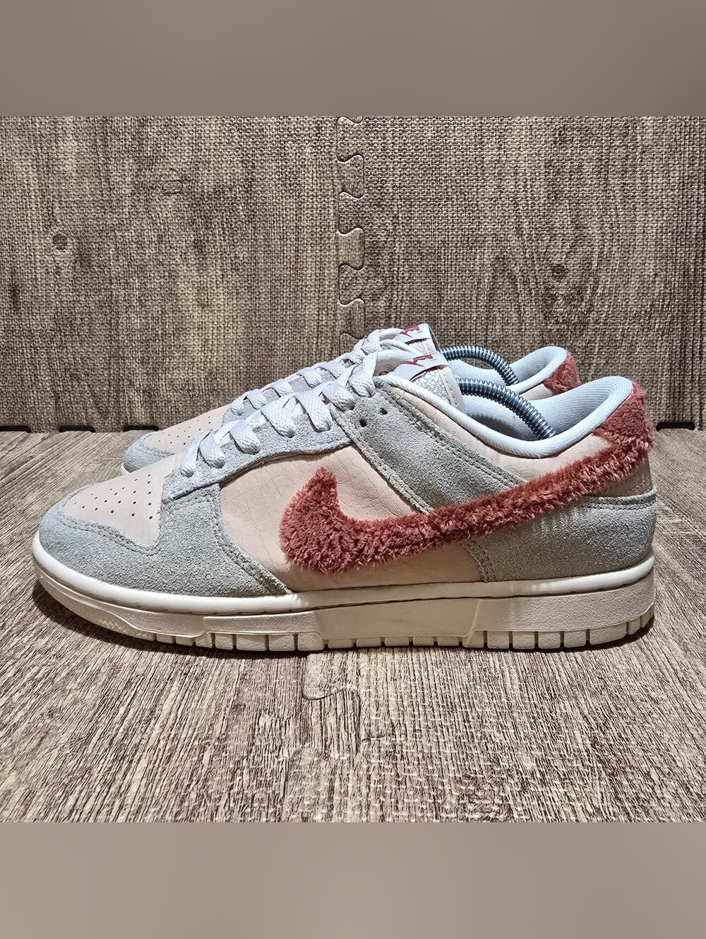 Nike Dunk Low Terry Swoosh Womens Size 9 US Mars Stone Suede DZ4706-200 No Box